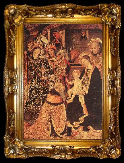 framed  HUGUET, Jaume The Flagellation of Christ dg, ta009-2